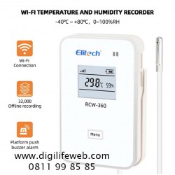 WiFi Temperature Humidity Data Logger Elitech RCW-360